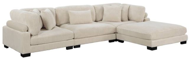 Homelegance® Traverse 4-Piece Beige 135" Modular Sectional with Ottoman-0