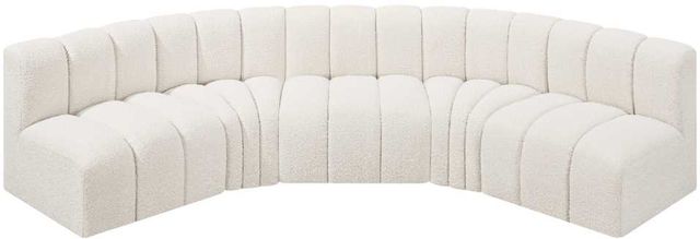 Meridian Furniture Arc 5-Piece Cream Modular Sectional-1