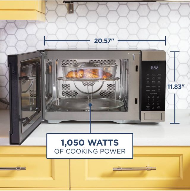 GE® 1.0 Cu. Ft. Stainless Steel Countertop Microwave-8