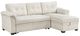 Homelegance® Elara 2-Piece Beige Reversible Sectional with Pull-out Bed-0