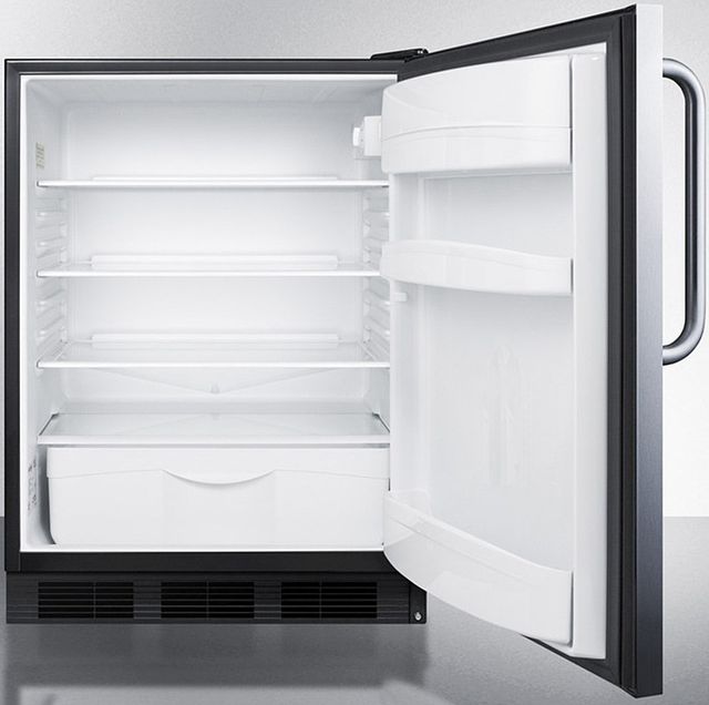 Accucold® by Summit® 5.5 Cu. Ft. Stainless Steel Under the Counter Refrigerator-2