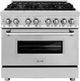 ZLINE Legacy 36" Stainless Steel Pro Style Dual Fuel Range-0