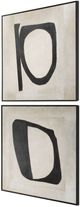 Uttermost® Characters 2-Piece Hand Painted Abstract Art Set-3