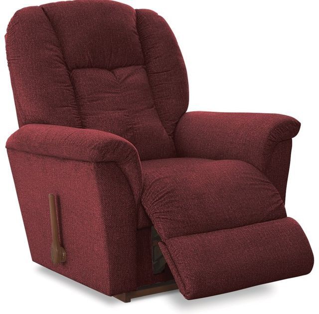 La-Z-Boy® Jasper Garnet Manual Rocking Recliner-2