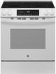 GE® 500 Series 30" White Slide-In Electric Range-0