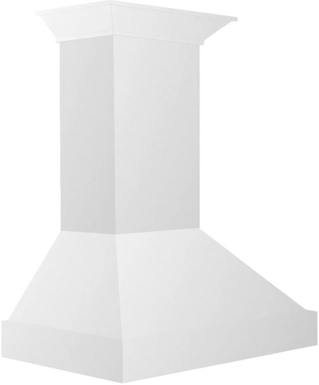 ZLINE 30" Smooth Bright White Wall Mounted Range Hood-2