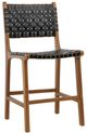Dovetail Furniture Dale Antique Black/Natural Counter Stool-0