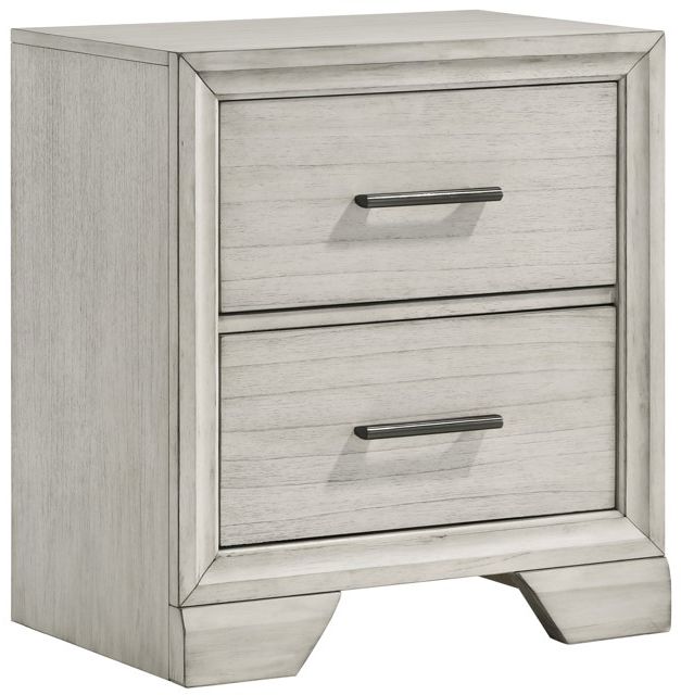 Crown Mark Jaymes White Mist Nightstand-0