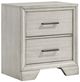 Crown Mark Jaymes White Mist Nightstand-0
