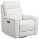 Flexsteel® Meet Your Perfect Match Refined Pearl Power Swivel Gliding Recliner with Power Headrest and Lumbar-0