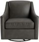 Bassett® Furniture Customizable Corinna Leather Swivel Chair-1