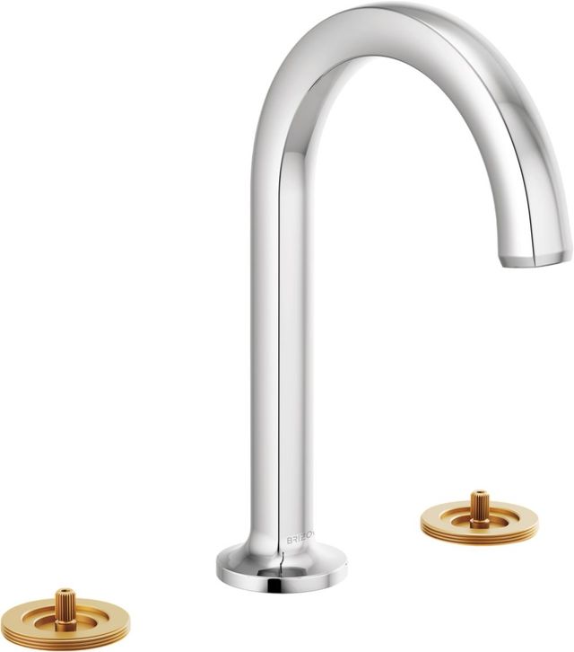 Brizo Kintsu® Polished Chrome Widespread Lavatory Faucet with Arc Spout-0