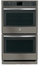 GE Profile™ 30" Slate Electric Double Convection Oven Built In-0