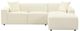 TOV Furniture Olafur 2-Piece Cream Right-Arm Facing Sectional and Chaise-3