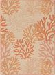 Nourison Home™ Garden Oasis Coral 5'x7' Style 2 Area Rug-0