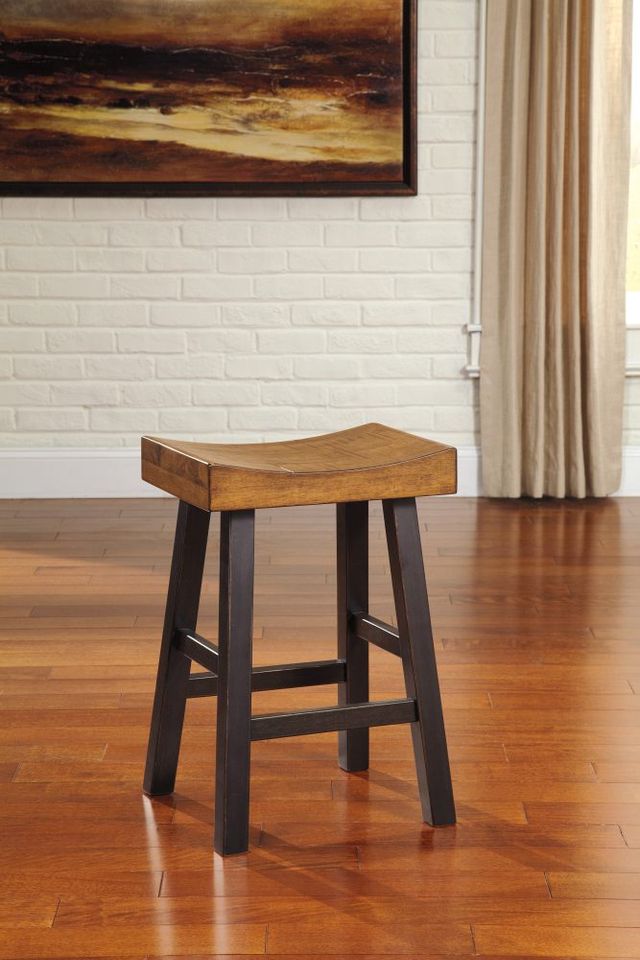 Signature Design by Ashley® Glosco Dark Brown/Medium Brown Counter Stool-6