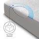 Malouf® Prime™ Terry California King Mattress Protector-4