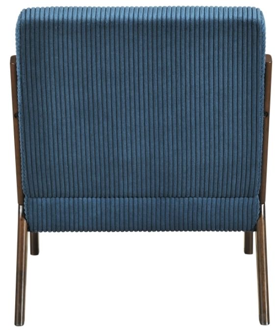 Homelegance® Twill Blue/Brown Accent Chair-4