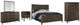 Signature Design by Ashley® Kisper 5-Piece Brown Queen Panel Bed Set-0