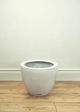 Le Present Helmet White 12" Planter-5