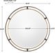 Uttermost® Feyock Antiqued Gold/Bronze Round Mirror-2