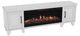 Legends Home Real Cozy Sonoma Jasmine White 78" Fireplace Console-4