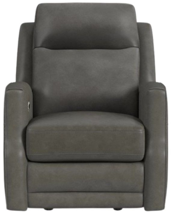 Flexsteel® Maxwell Cinder Power Gliding Recliner with Power Headrest and Lumbar-2