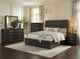 Elements International Avalanche Charcoal King Storage Panel Bed-1