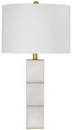 Bassett Mirror Swindon White Table Lamp-1