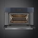 Smeg 30" Neptune Gray Oven/Micro Combo Electric Wall Oven-3