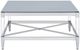 Coaster® Lindley Tempered Mirror Top Coffee Table with Chrome Base-2