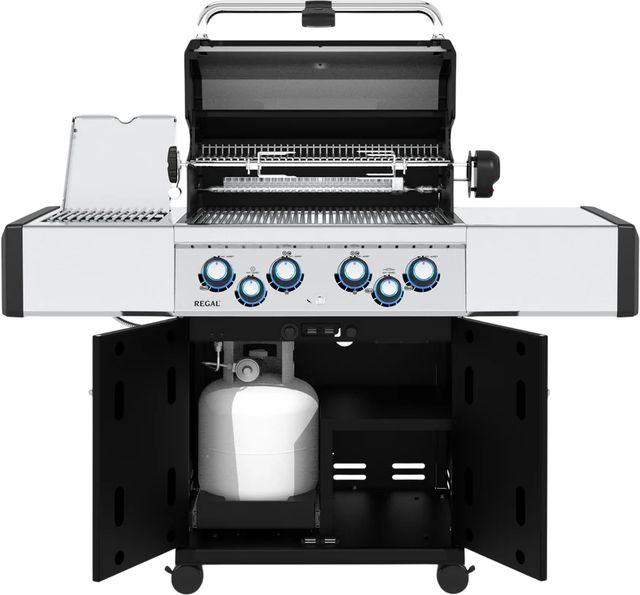 Broil King® Regal S 490 PRO 4-Burner Stainless Steel Freestanding Liquid Propane Grill-1