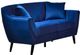 Mazin Furniture Odette Blue Velvet Loveseat-0