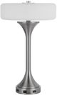 Cal® Lighting & Accessories Espoo Brushed Steel Table Lamp-0