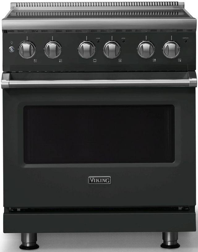 Viking® 5 Series 30" Valentine Pro Style Electric Range with Polished Chrome Trim-0
