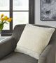 Signature Design by Ashley® Rowcher Gray/White Pillow-3