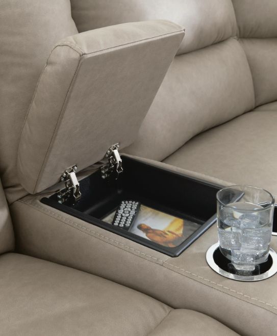 Signature Design by Ashley® Narwhal Place 5-Piece Pebble Power Reclining Sectional-3