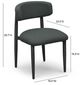 TOV Furniture Annika Black Outdoor Dining Side Chair-2