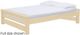 Crate Designs™ Furniture TimberFrame Unfinished Queen Low Profile Bed-0