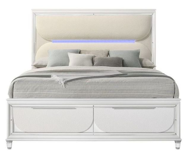 ACME Furniture Tarian White Queen Panel Bed-2