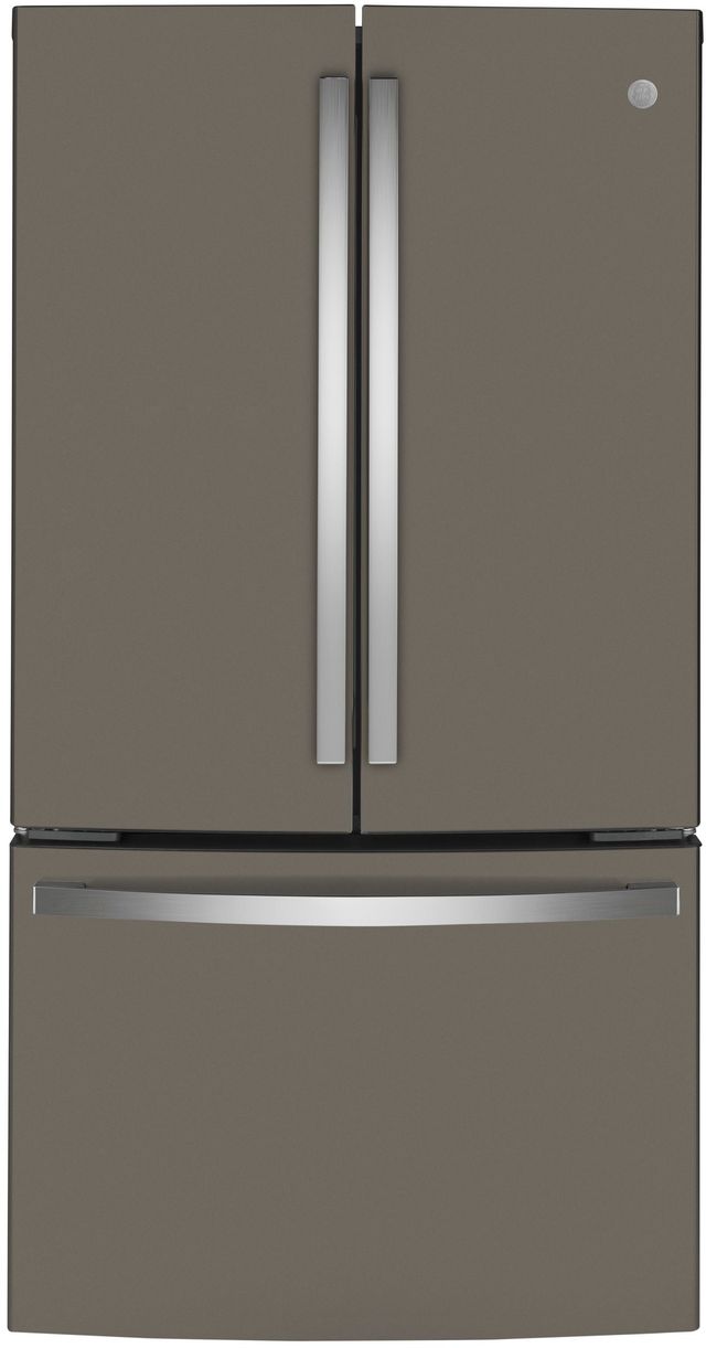 GE® 36" 23.1 Cu. Ft. Fingerprint Resistant Slate Counter Depth French Door Refrigerator-0