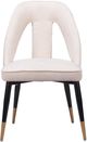 Zuo® Modern Artus Black/Gold/Ivory Dining Side Chair-1