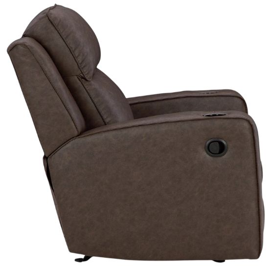 Signature Design by Ashley® Lavenhorne Umber Manual Rocker Recliner-3
