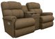 La-Z-Boy® Pinnacle Mink Power Wall Reclining Loveseat with Console and Headrest-0
