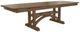 Mavin Customizable 38" x 84" Boat Extendable Dining Table with 12" Leaf-0