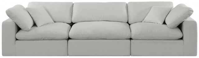 Meridian Furniture Comfy 3-Piece Gray Sofa -1