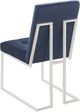 Coaster® Cisco 2-Piece Ink Blue/Chrome Side Chairs-4