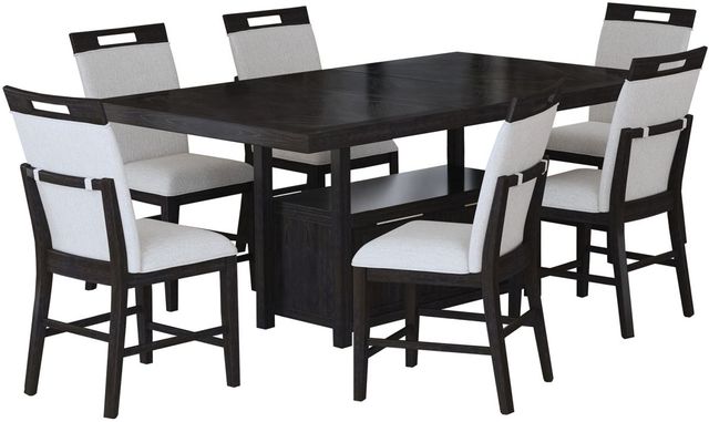 Elements International Transcend 7-Piece Charcoal/Gray Counter Set-0