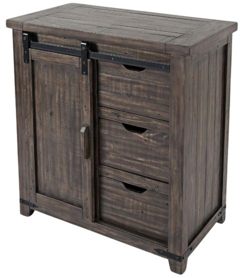 Jofran Inc. Madison County Barnwood 32" Accent Cabinet-3