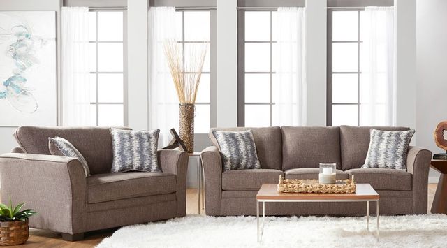 Hughes Furniture® 18500 Medusa Umber Cuddle Sleeper-1